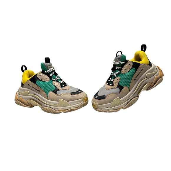 Balenciaga Shoes Yellow Green And Tan Balenciagas Size 37 Poshmark